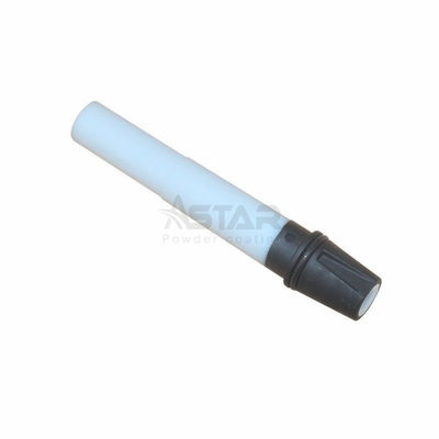Schwarzweiss-PTFE materielles Venturi Pulver GEMA IG06, das Ersatzteile beschichtet