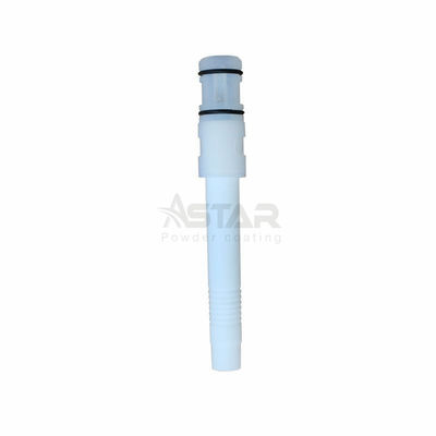 GEMA IG07, der mit schwarzem O-Ring PTFE Venturi weiß ist, pulverisieren beschichtende Ersatzteile