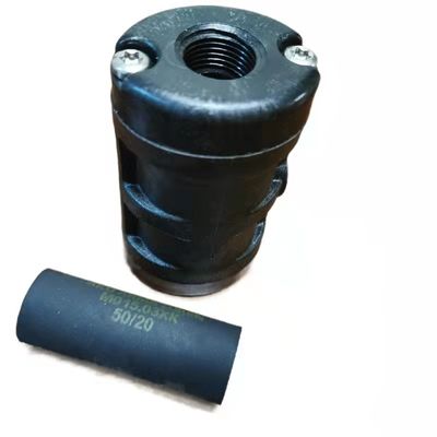 Schwarzes pneumatisches Ventil der Pressungs-DN15 ersetzen AKO Internal Thread Connection