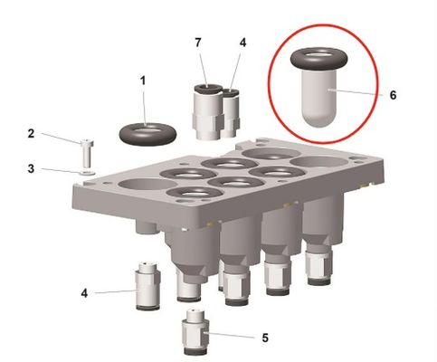 1019470 Pulverbeschichtungs-Ersatzteile für Pulverpumpe PP07