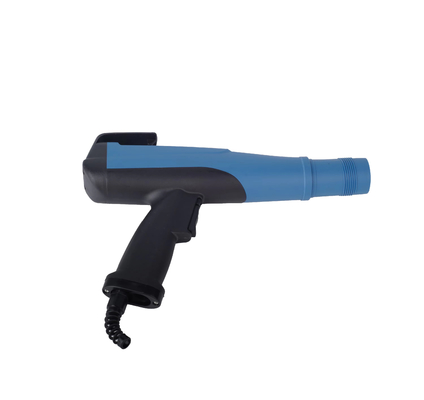 Blaue Pulverbeschichtungspistole Schalen Pulverbeschichtungszubehör