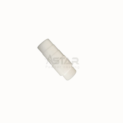 357944 Weiße Farbe Großes PTFE Venturi-Rohr für GEMA-Recovery-Pulver-Injektor