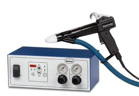 Nordson Vantage manuelle elektrostatische Pulverbeschichtung Sprühmaschine