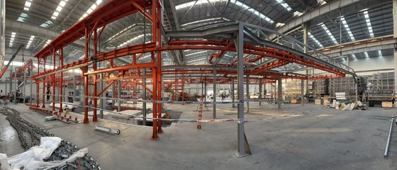 Horizontale Aluminiumprofil-Fahrzeug-Pulverbeschichtungslinie