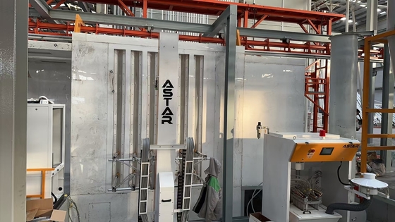 Horizontale Aluminiumprofil-Fahrzeug-Pulverbeschichtungslinie