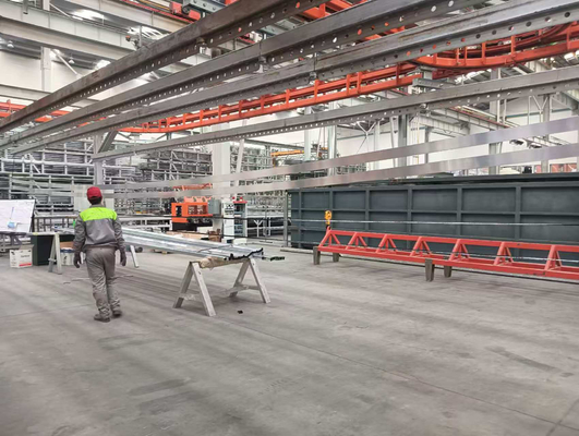 Horizontale Aluminiumprofil-Fahrzeug-Pulverbeschichtungslinie