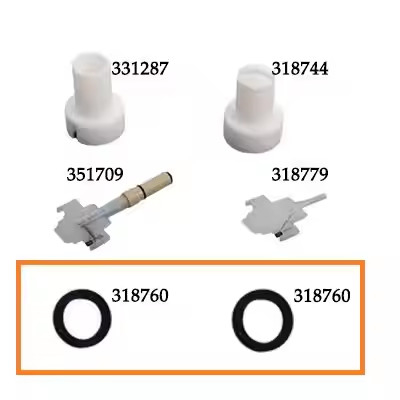 318760 PG1 Flach- und Rundstrahldüse Kontaktring Pulverbeschichtung Pistole Ersatzteile mit anpassbarem OEM-Support