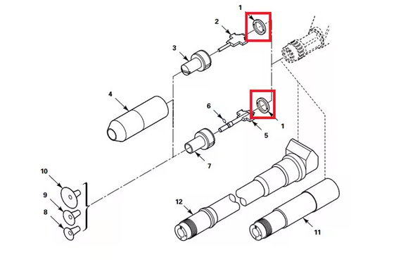 318760 PG1 Flach- und Rundstrahldüse Kontaktring Pulverbeschichtung Pistole Ersatzteile mit anpassbarem OEM-Support