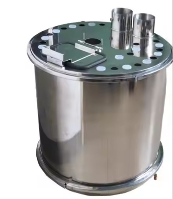 PH150D-24-D Edelstahl runden Hopper recycelte Pulverbeschichtung OEM anpassbar