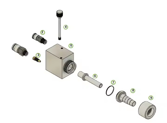 Nicht OEM AIT60140-85 AIT60140-86 GX8000 Injektor für GX131 Elektor statische Pulverbeschichtungspistole