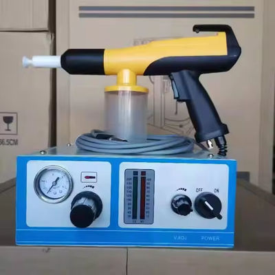 Labor-Pulverspritzmaschinen für Metalloberflächen-Kunststoffbeschichtung, elektrostatische Pulverspritzpistole