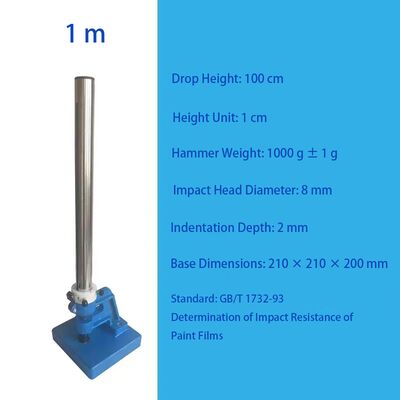 Lackschicht-Schlagprüfer / Fallhammer-Schlagprüfer - Schlagfestigkeitsprüfer für Metallbeschichtungen (GB/T 1732)