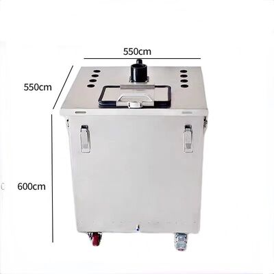 Flüssigmachende Pulverbeschichtung aus Edelstahl für Pulverbeschichtungsanlagen