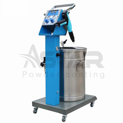 Zwei Anzeigen-elektrostatische Pulver-Beschichtungs-Maschinen-Metallpulver-Beschichtungs-Maschine