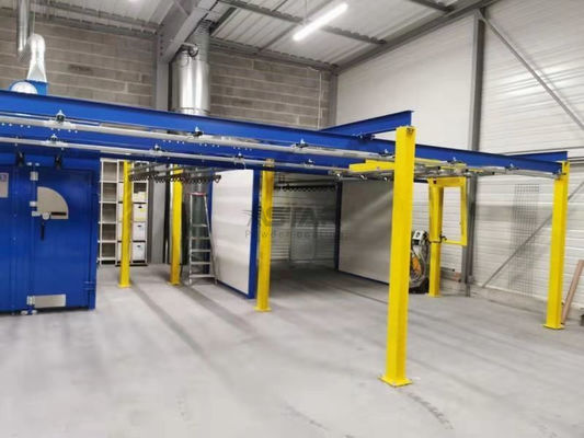 Aluminiumprofil-Pulver-beschichtender Spray-Stand, manueller Pulver-Beschichtungs-Stand