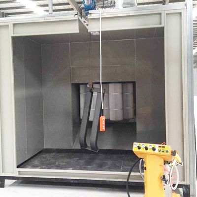 Übergroßes Pulver-beschichtender Spray-Stand Handbuch-elektrostatisches ISO 9001