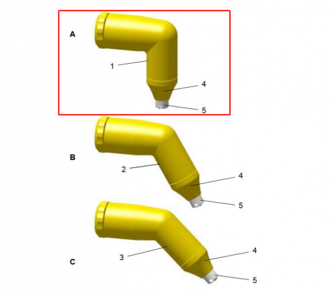 1009139 PA03 Winkelk&ouml;rper 90 Grad Vollwinkeld&uuml;se von Ga03 Pulverbeschichtung Ersatzteile 2