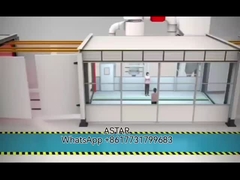 Warmverkauf Elektrostatische Pulverbeschichtungskabine und -leitung