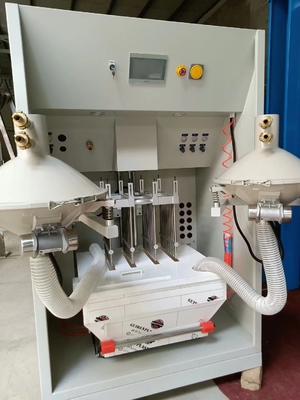 Plc-Steuerelektrostatische Pulver-Beschichtungs-Linie automatischer Wiederaufnahme Pulver-Bedarfs-Center