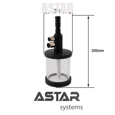 Customizable Mini 200mm Hopper Manual Powder Gun Cup for Powder Coating Gun